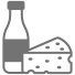 lait et formage tagrih white icone